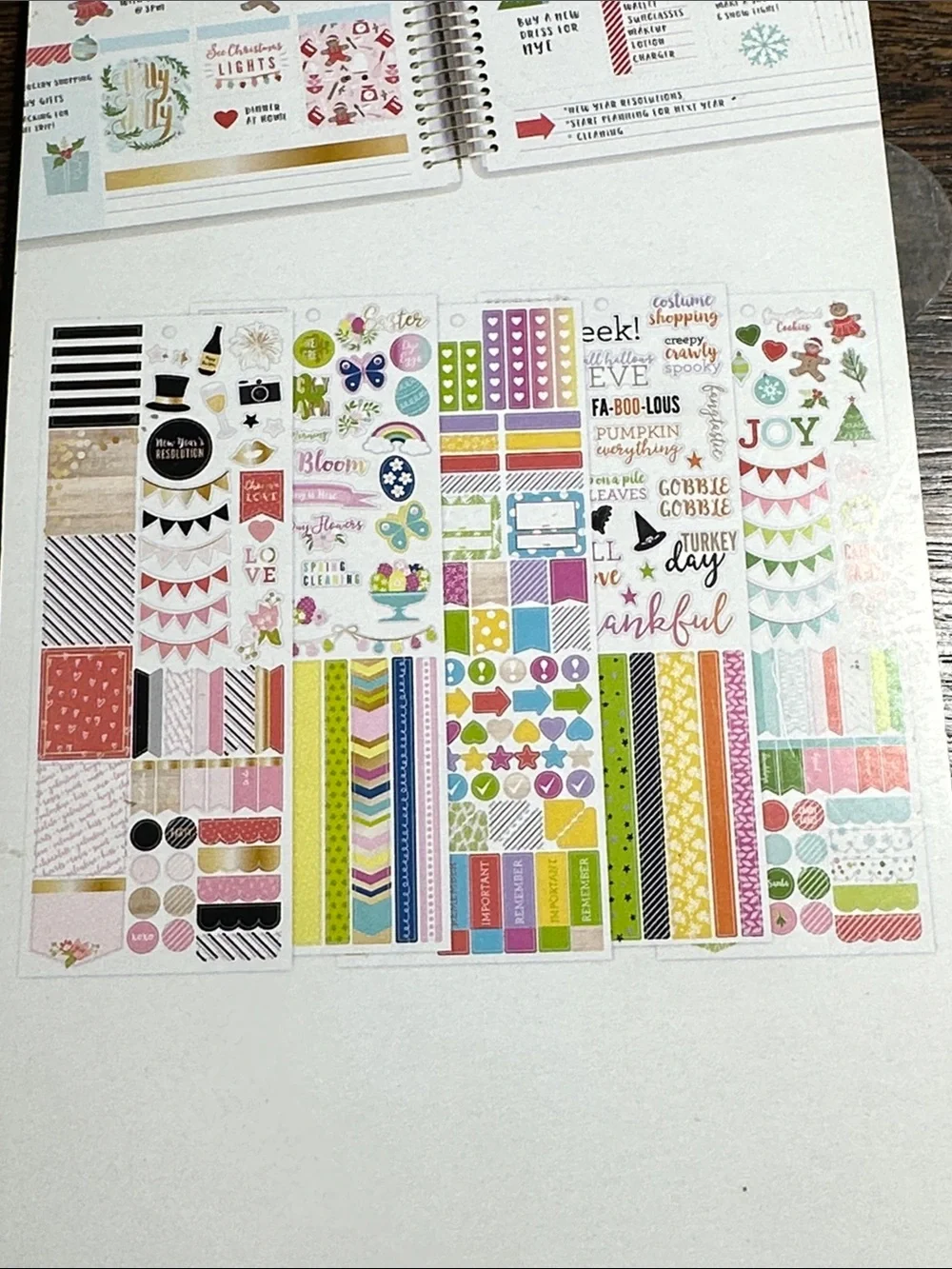 Recollections Colorful Planner Sticker Book 3/$25